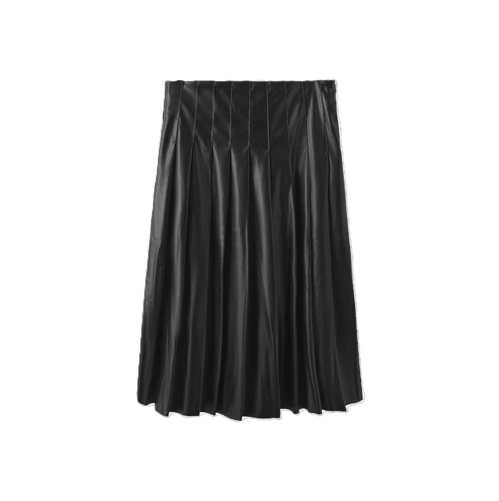 W-28907 SHIFT PREPPY PLEATED SKIRT