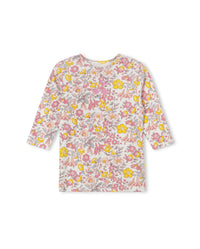 C-23903 CABANA SMALL PRINT FITTED TEE