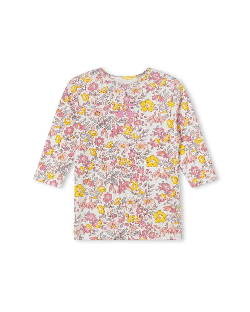 C-23903 CABANA SMALL PRINT FITTED TEE