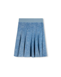 C-26355 CABANA ELASTIC WAIST PANEL KNEE SKIRT