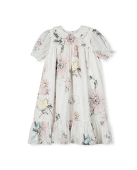 C-25991 ONE CHILD CINDY FLORAL PRINT PASTEL DRESS
