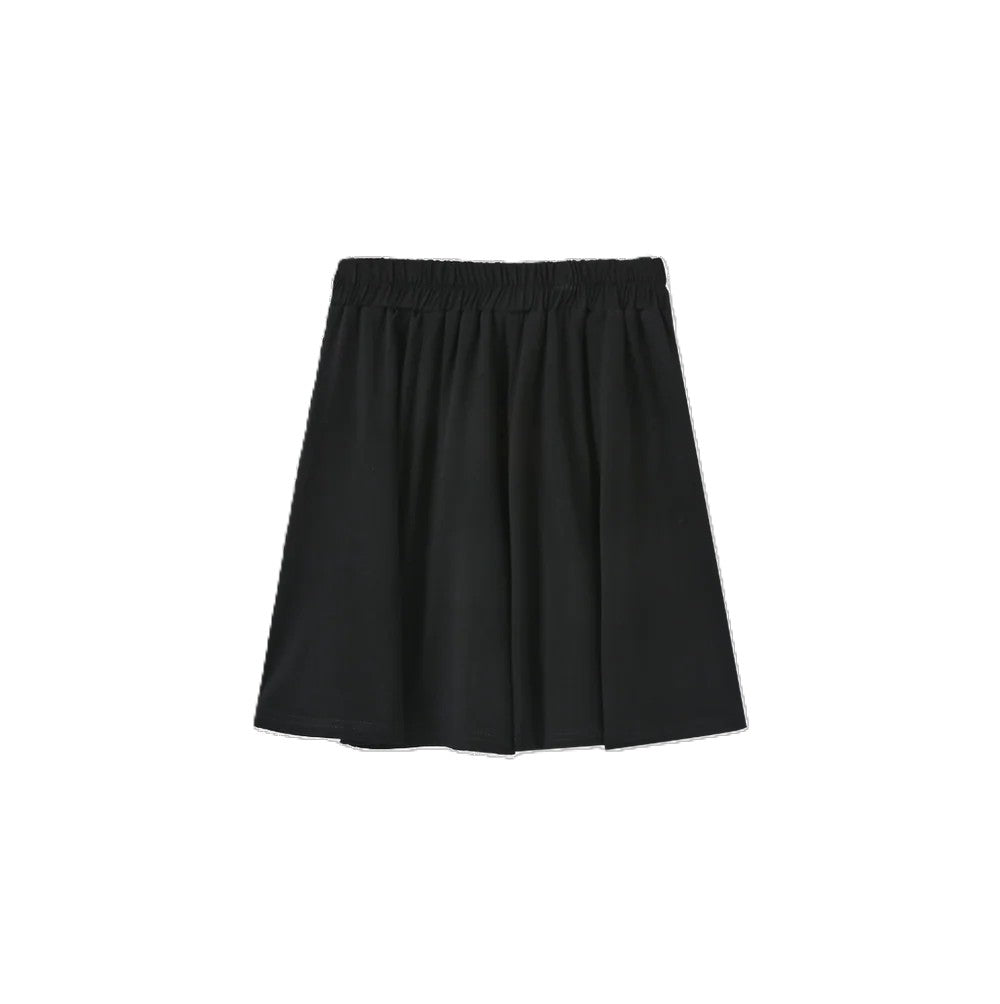 C-29104 HELLO YELLOW FEER PANELED SKIRT