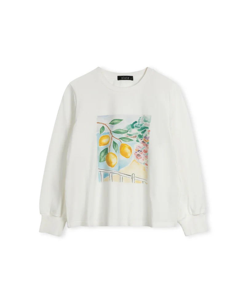 W-26622 SLATE GRAPHIC TEE