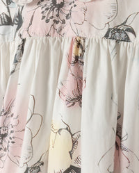 C-25991 ONE CHILD CINDY FLORAL PRINT PASTEL DRESS