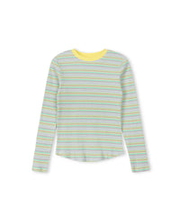 C-24255 VIBE MULTI STRIPE RIB T-SHIRT