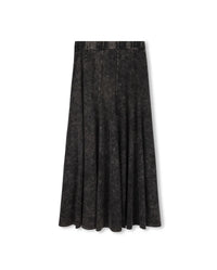 C-19889 CABANA MINERAL WASH PANEL MIDI SKIRT