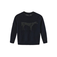 C-30058 HARPER JAMES HORSE DETAIL KNIT SWEATER 2PC SET