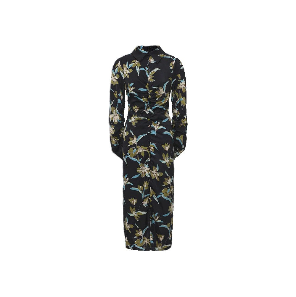 W-28104 EPIK STRAIGHT FLORAL PRINT DRESS