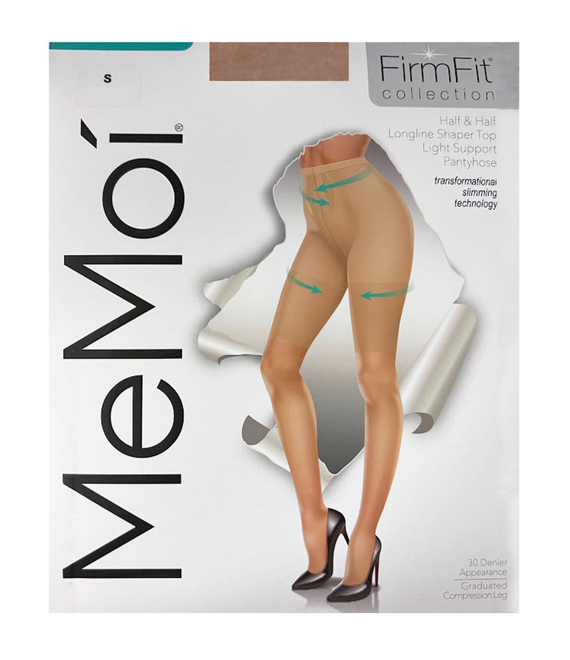 MM-315 MEMOI HALF &HALF LIGHT SUPPORT LEG PANTYHOSE