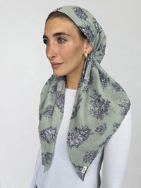 SCARF BAR CLASSIC PRETIED W/ VELVET GRIP