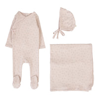 LILETTE BUD FOOTIE 3PC LAYETTE SET