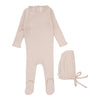 LILETTE FINE POINTELLE FOOTIE + BONNET