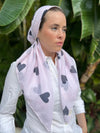 SCARF BAR CLASSIC PRETIED HEAD SCARF W VELVET GRIP