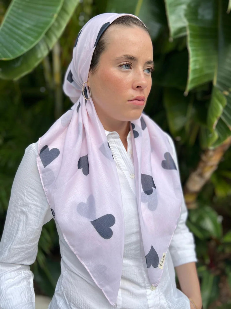 SCARF BAR CLASSIC PRETIED HEAD SCARF W VELVET GRIP