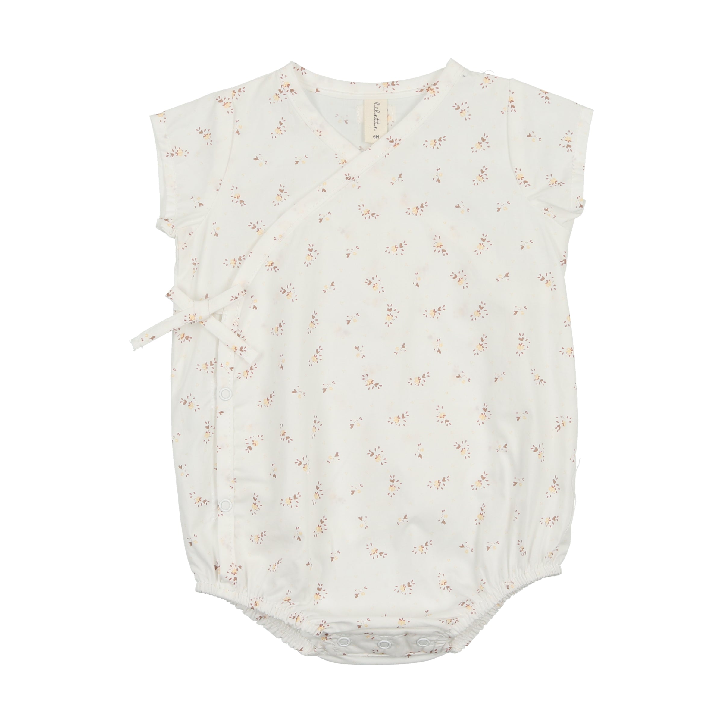 LILETTE PRINTED WRAP ROMPER