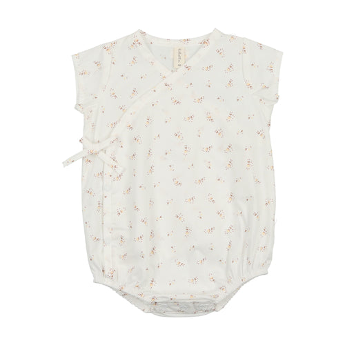 LILETTE PRINTED WRAP ROMPER