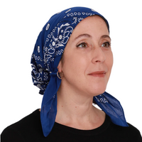 CHERIE PRETIED HEADSCARF BANDANA SHORT TIE