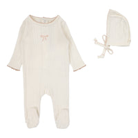 LILETTE POINTELLE GRAPHIC FOOTIE + BEANIE