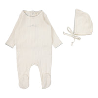 LILETTE POINTELLE GRAPHIC FOOTIE + BEANIE