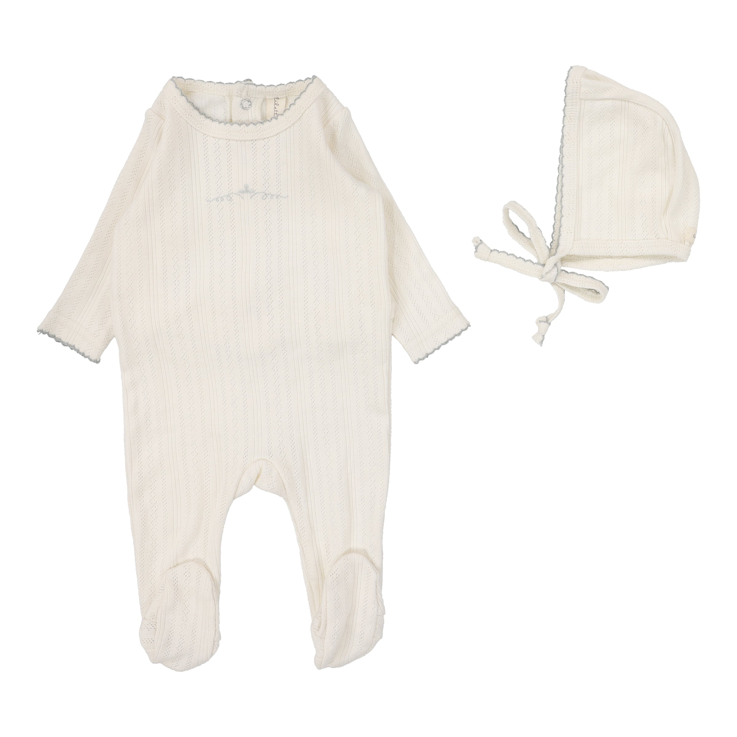 LILETTE POINTELLE GRAPHIC FOOTIE + BEANIE