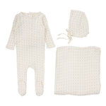 LILETTE LINEAR PRINT FOOTIE 3PC SET