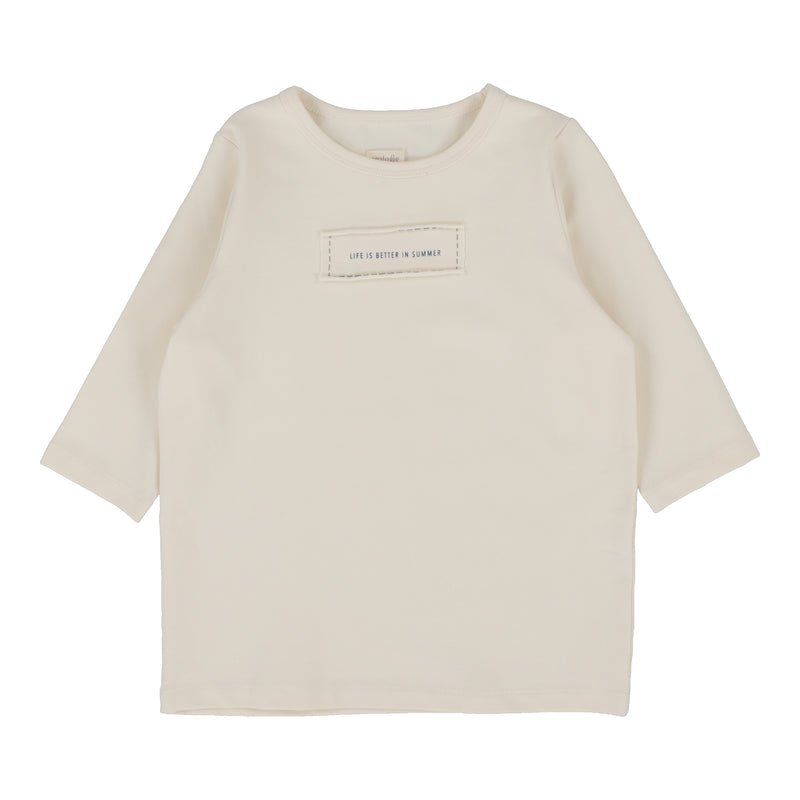 ANALOGIE GIRLS PATCH 3/4 SLEEVE TEE