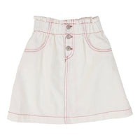 ANALOGIE RED STITCH SKIRT