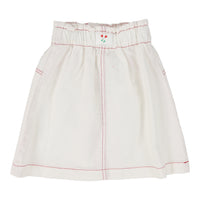 ANALOGIE RED STITCH SKIRT