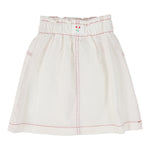 ANALOGIE RED STITCH SKIRT