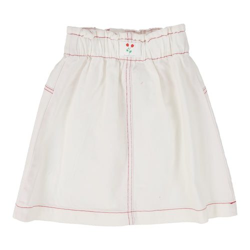 ANALOGIE RED STITCH SKIRT