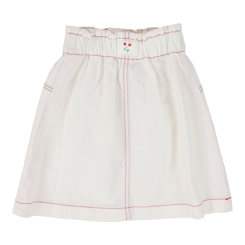 ANALOGIE RED STITCH SKIRT