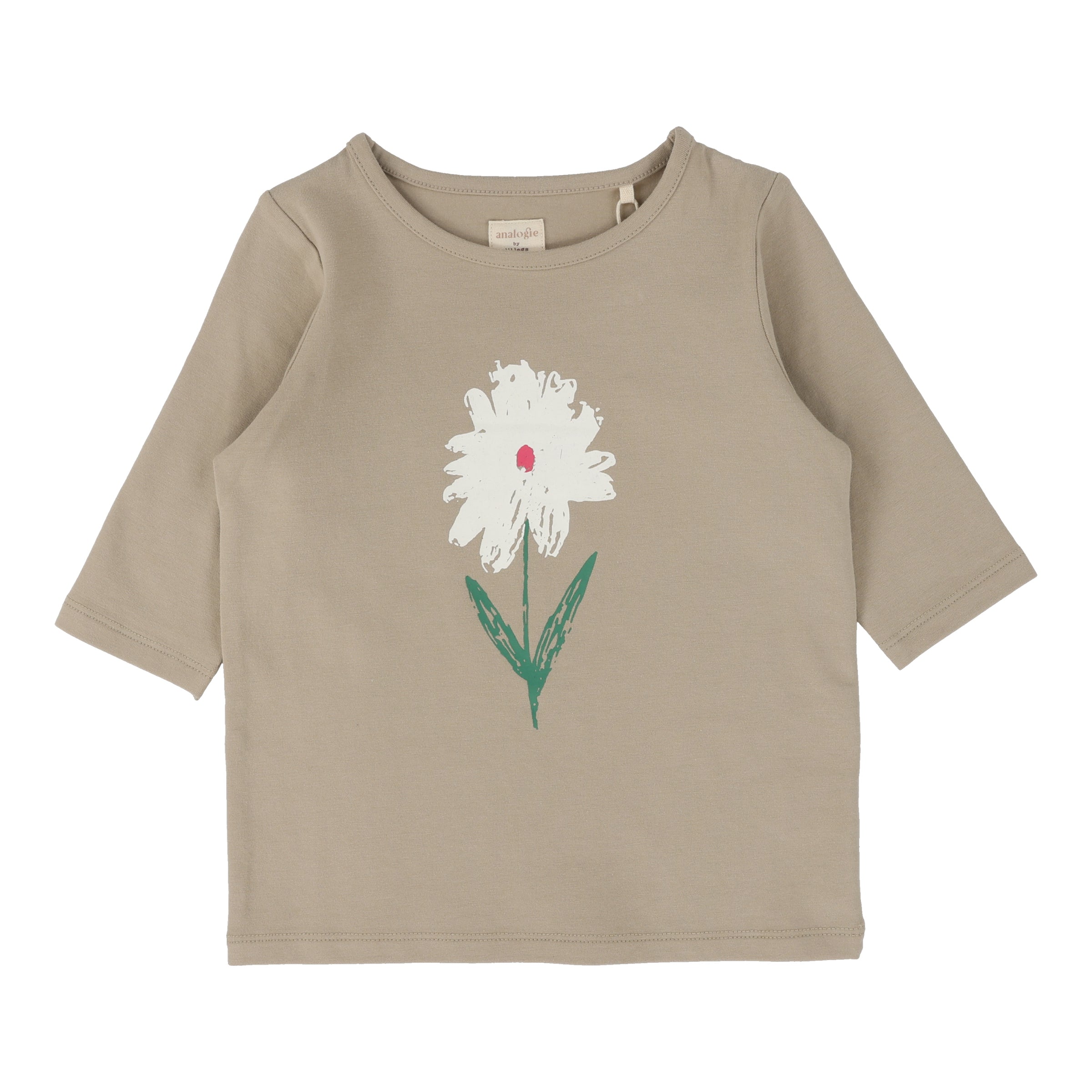 ANALOGIE FLOWER 3/4 LONG SLEEVE TEE