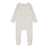 ANALOGIE CHERRY FLORAL FOOTIE