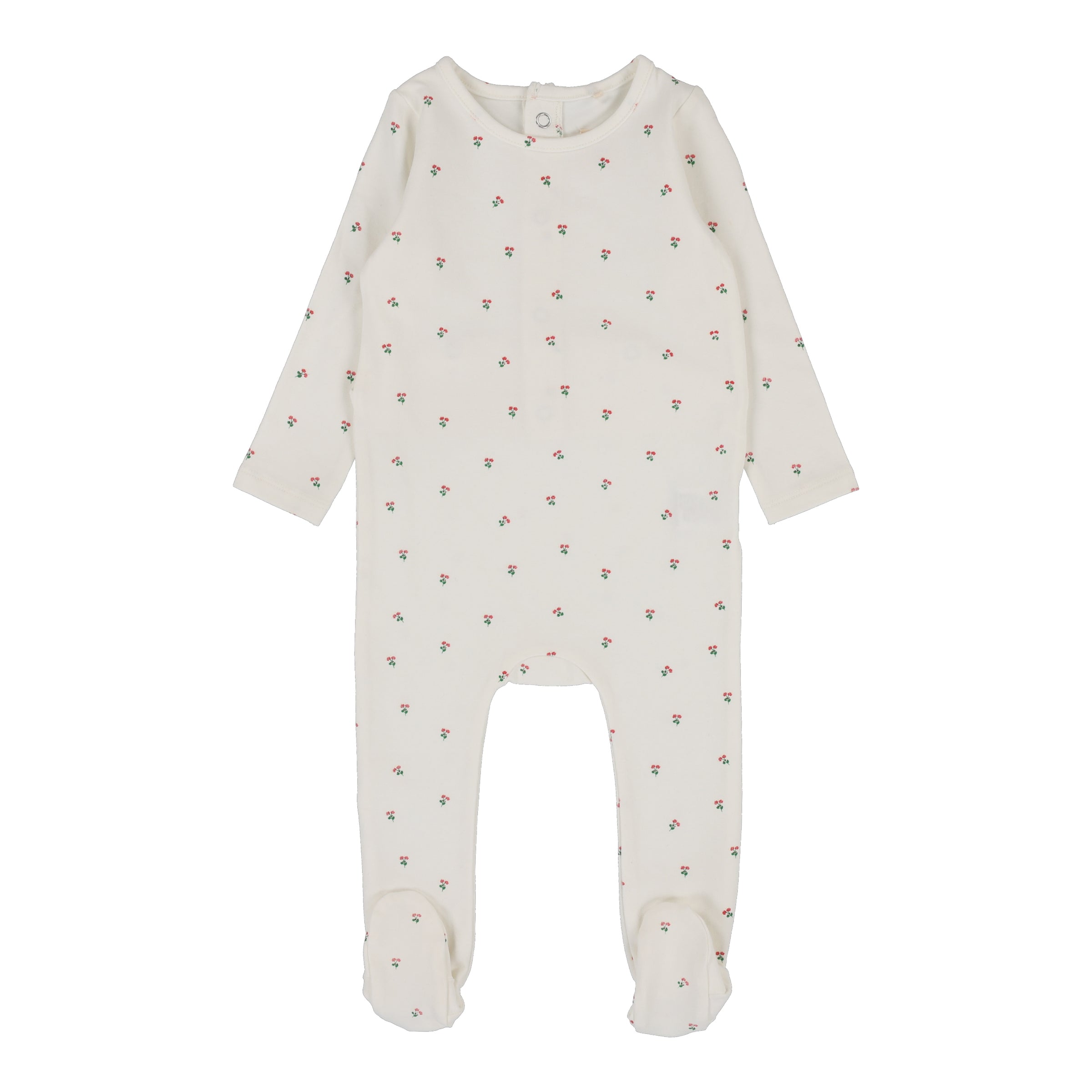 ANALOGIE CHERRY FLORAL FOOTIE