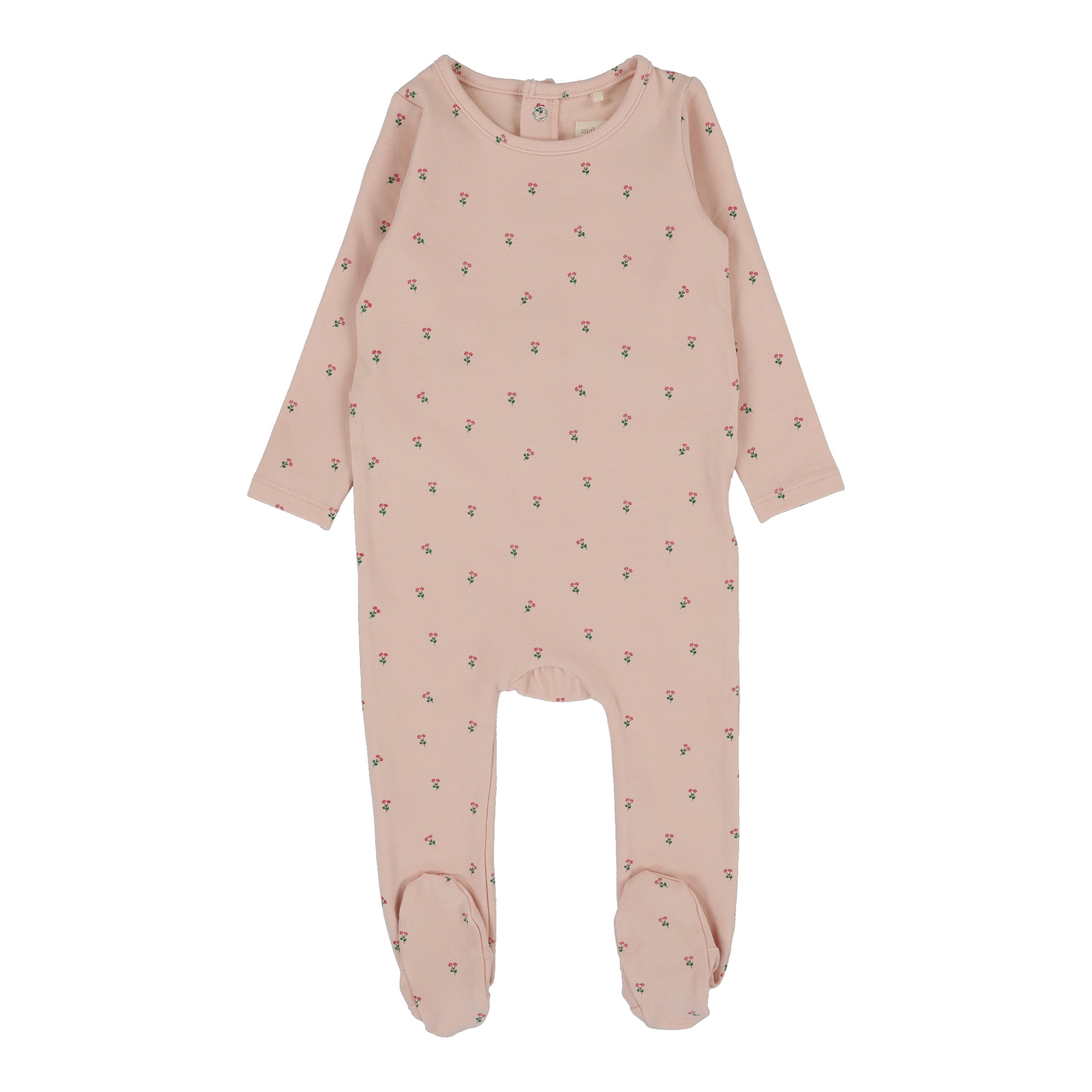 ANALOGIE CHERRY FLORAL FOOTIE