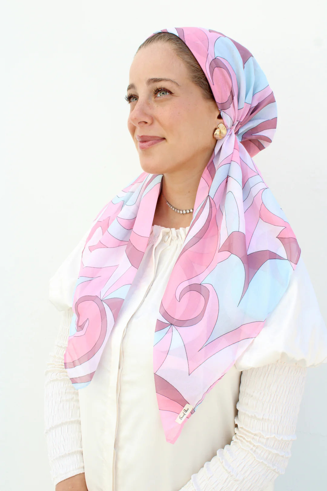 SCARF BAR PRETIED W/ VELVET GRIP INSPIRED