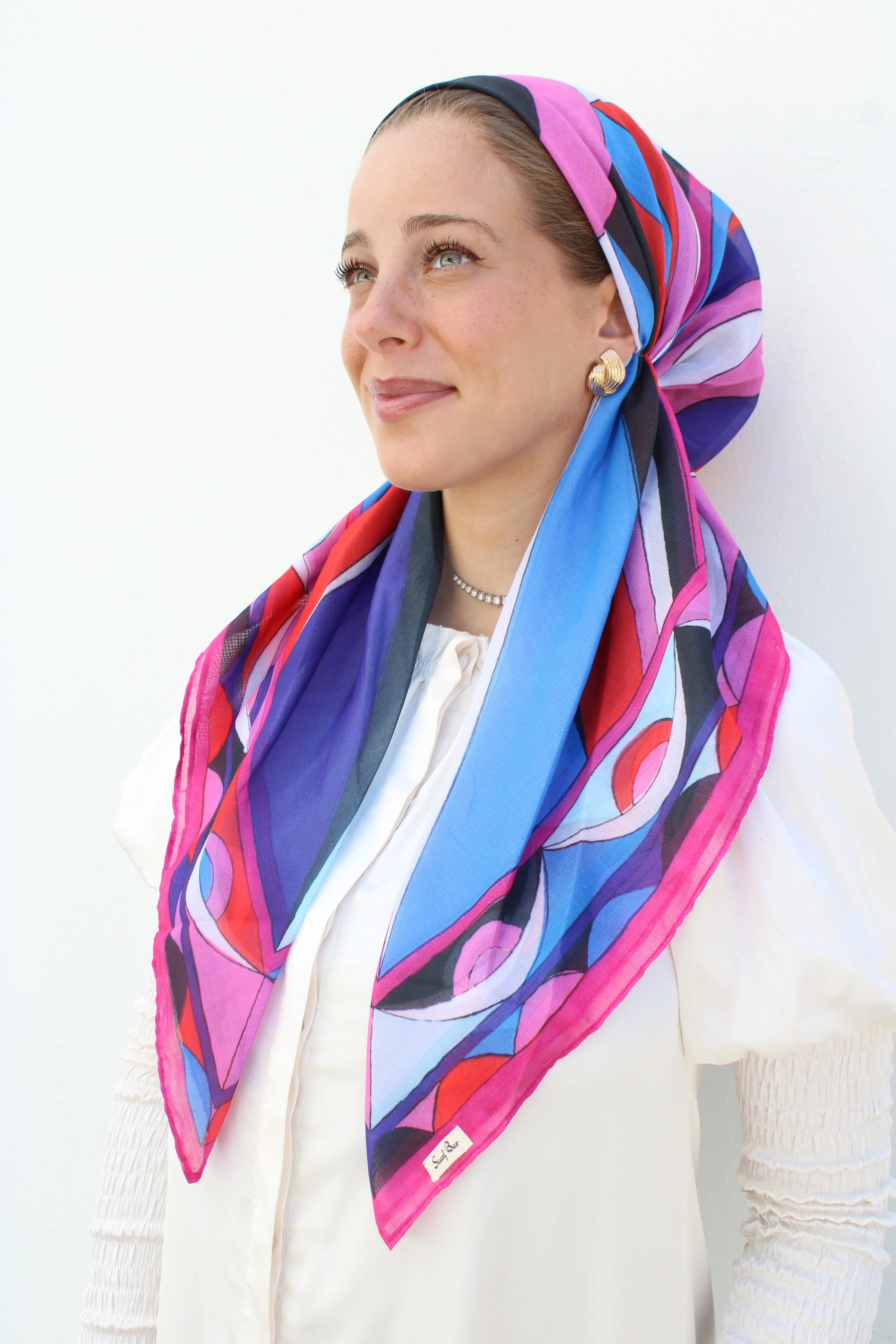SCARF BAR PRETIED W/ VELVET GRIP INSPIRED