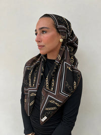 SCARF BAR CLASSIC PRETIED (VELVET GRIP)