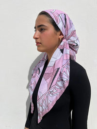 SCARF BAR CLASSIC PRETIED W/ VELVET GRIP PUCCI INSPIRED