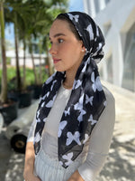 SCARF BAR CLASSIC PRETIED HEAD SCARF W VELVET GRIP