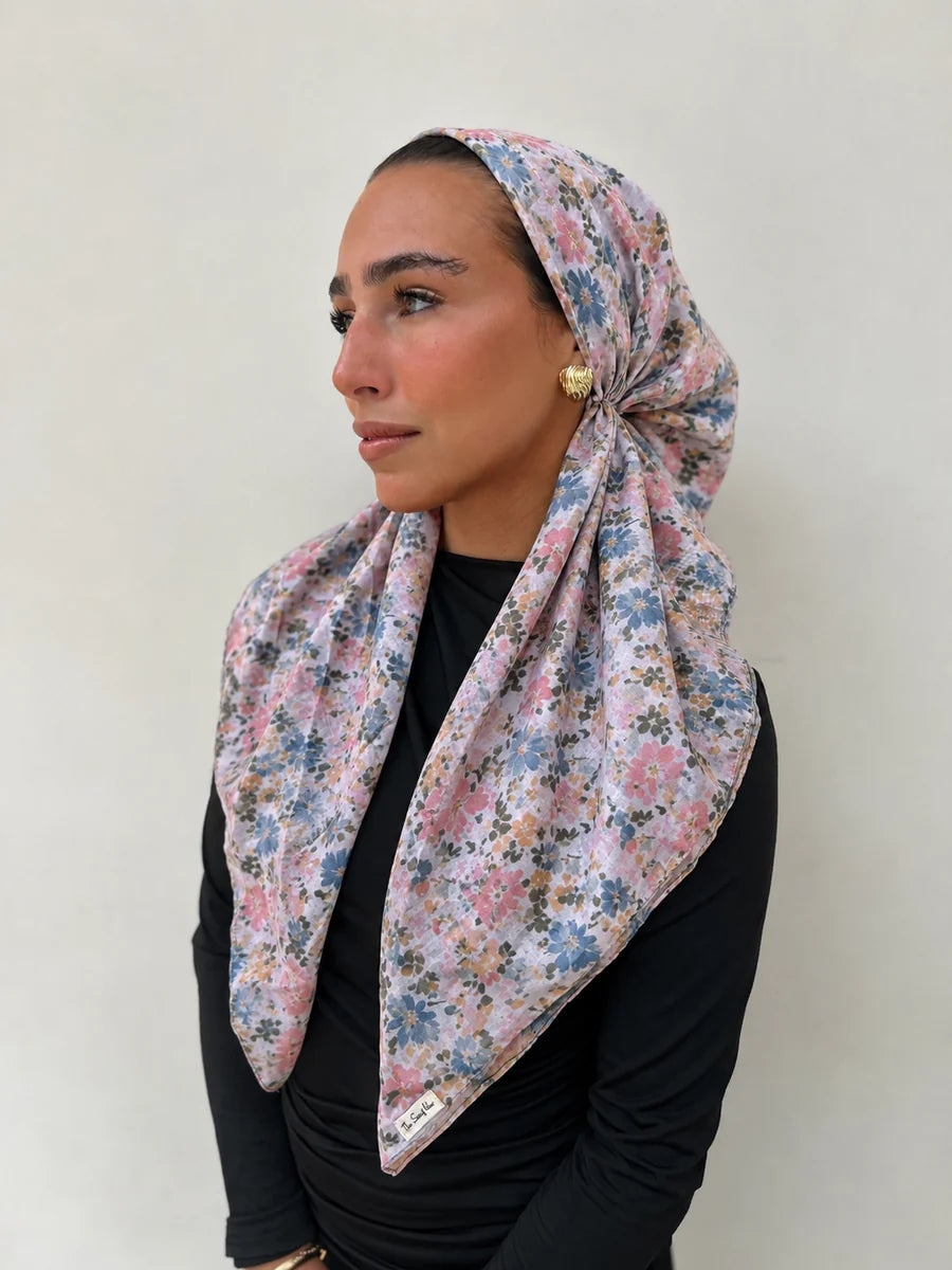 SCARF BAR CLASSIC PRETIED (VELVET GRIP)