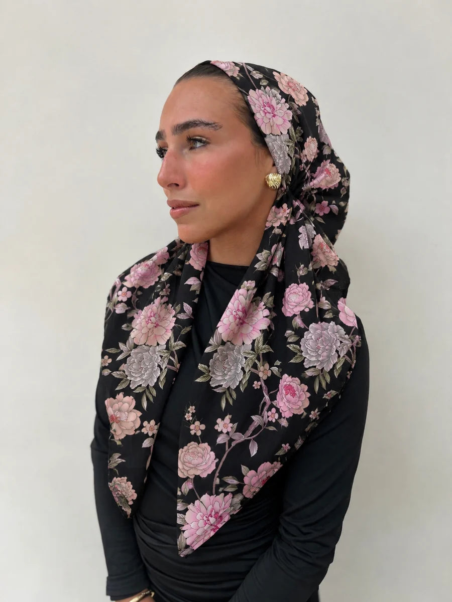 SCARF BAR CLASSIC PRETIED (VELVET GRIP)