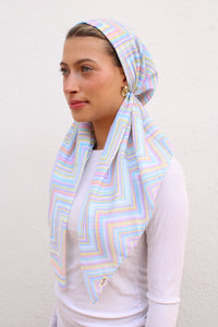 SCARF BAR CLASSIC PRETIED W/ VELVET GRIP