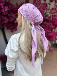 SCARF BAR FLORAL COLLECTION SQUARE SCARF