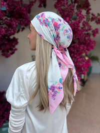 SCARF BAR FLORAL COLLECTION SQUARE SCARF