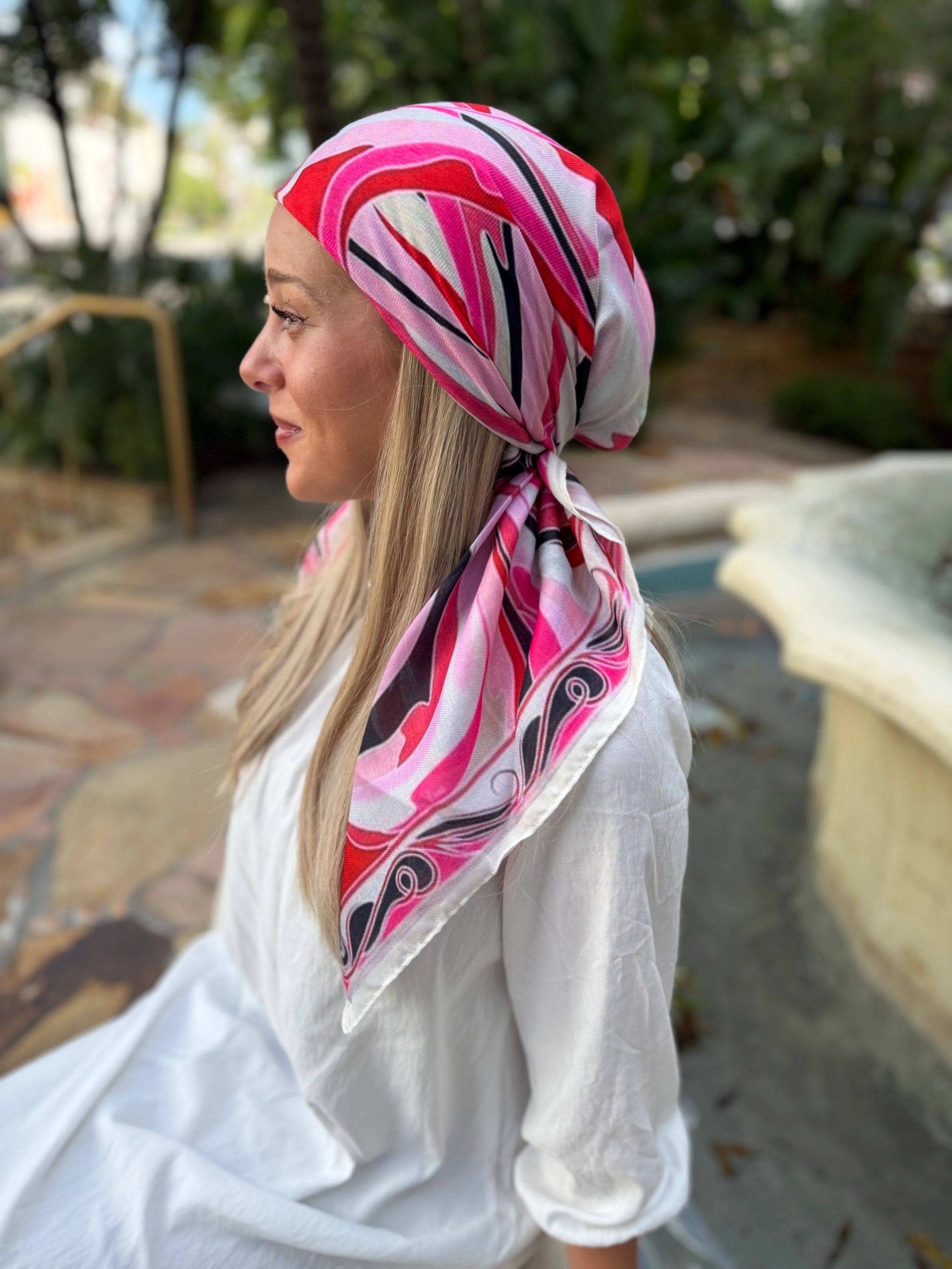 SCARF BAR SQUARE HEAD SCARF INSPIRED