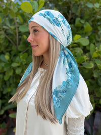 SCARF BAR FLORAL COLLECTION SQUARE SCARF