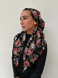 SCARF BAR CLASSIC PRETIED (VELVET GRIP)