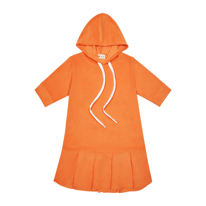 SG2933 CREW BOXY SHORT TERRY DRESS