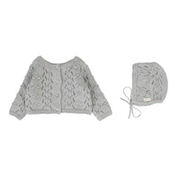 LILETTE POPCORN WEAVE CARDIGAN 2PC SET
